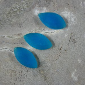 Blauwe chalcedoon gedraaid blad